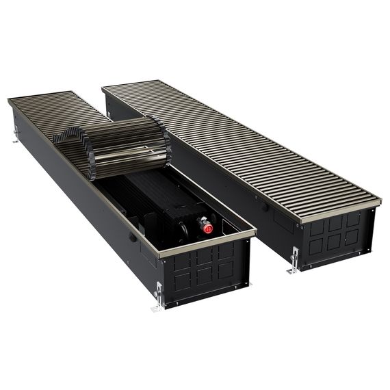 Конвектор внутрипольный Royal Thermo ATRIUM TURBO-150/250/1300-DG-U-DB