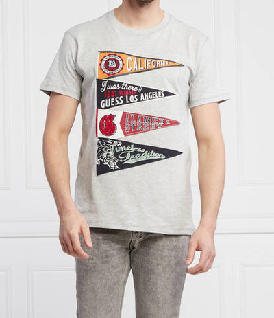 футболка pennant GUESS - серый(M2RI04 K8FQ1)