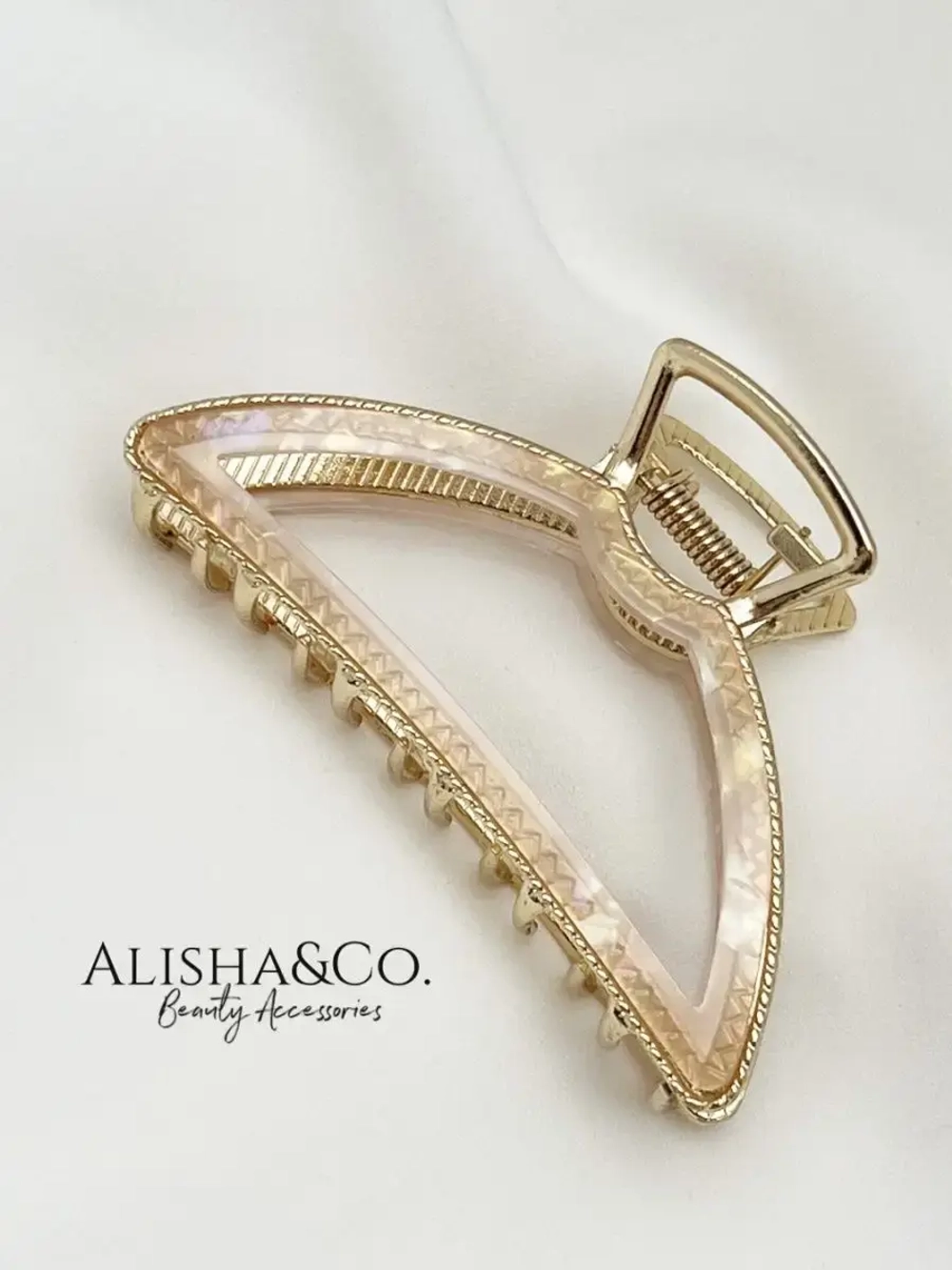 Аксессуар для волос Крабик средний металл Elegance