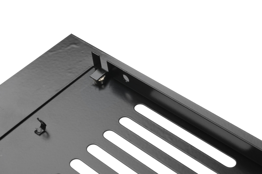 Решетка на магнитах Визионер МВМС-М 500х100 мм Черная матовая