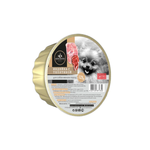 Влажный корм с индейкой и телятиной консервы для собак мелких пород (ламистр) Секрет (Secret) Premium 0,125кг. 10 шт