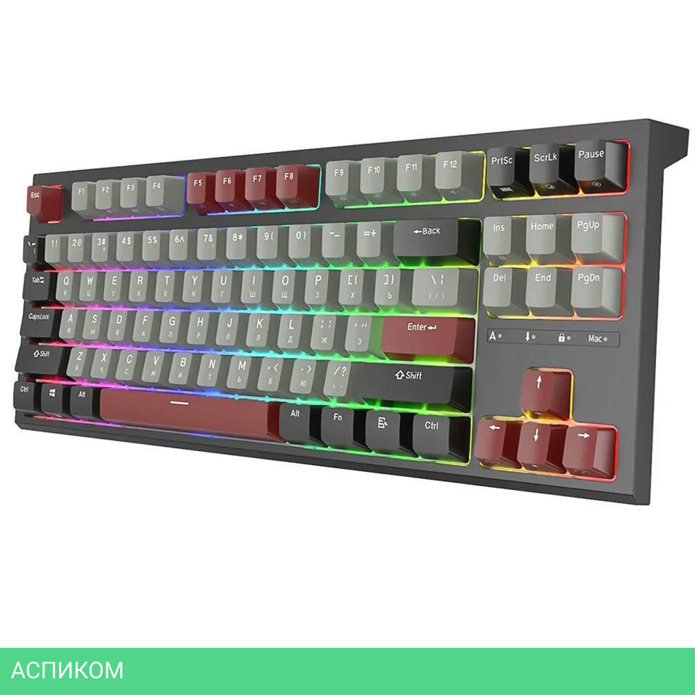 Клавиатура Royal Kludge RKR87 Red switch/Black/Gray/Red