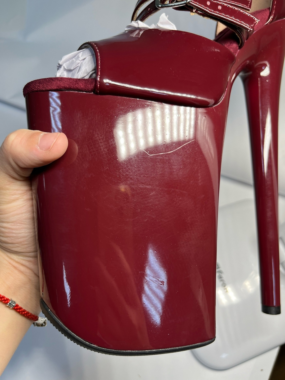 DIANA. Босоножки четверки. Лак - SHDS-017-4-lak-cher-sale36_013