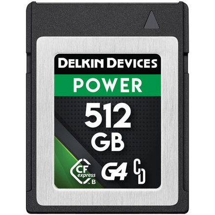 Карта памяти Delkin Devices Power CFexpress Type B 512GB G4, R/W 1780/1700 МБ/с