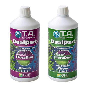 Набор минеральных удобрений для жесткой воды Terra Aquatica DualPart Set HW 1 л