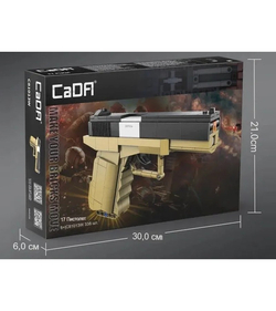 Конструктор CaDA пистолет 17 Pistol (338 деталей)