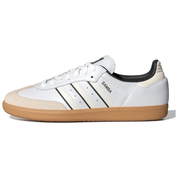 adidas originals SAMBA OG Кроссовки для скейтбординга Низкие Белые Унисекс