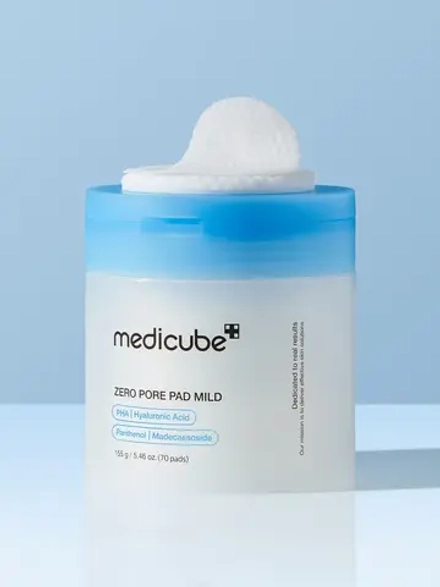 Medicube Отшелушивающие пэды с PHA-кислотой для чувствительной кожи Zero Pore Pad Mild 70 шт