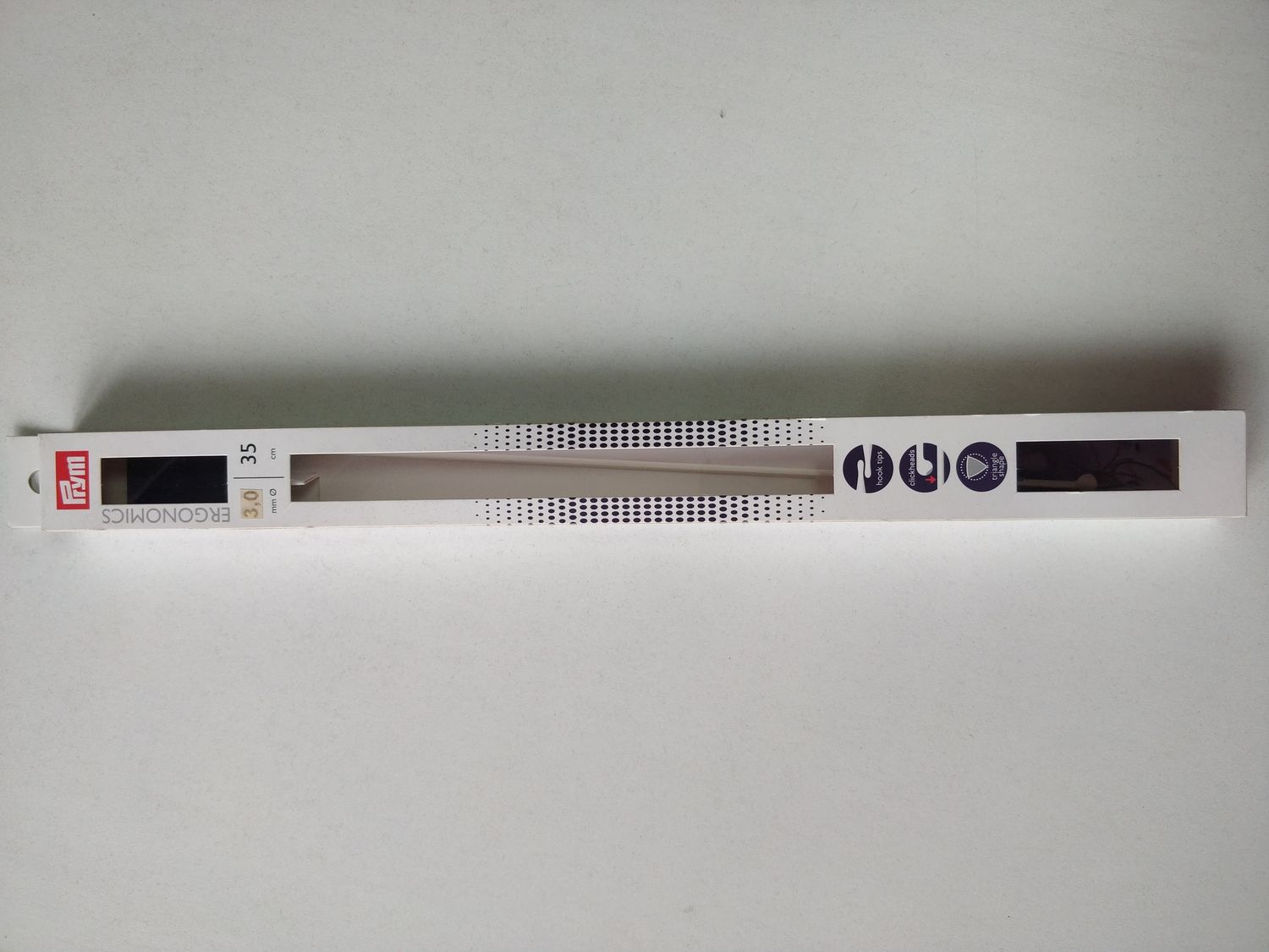 Prym прямые спицы 35см