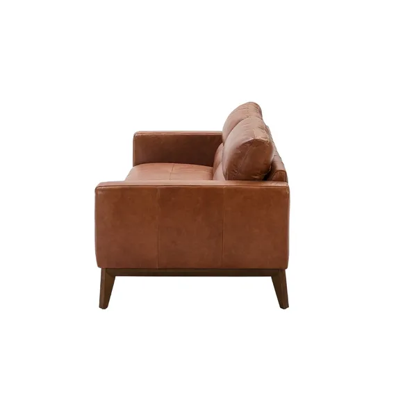 Трехместный диван Angel Cerda KF1016-3P, коричневая кожа