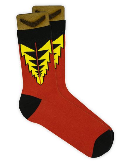 Носки BOOOMERANGS (Треугольники №023) Красный