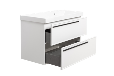 Тумба под раковину La Fenice Elba Bianco TWIN белый 90 FNC-01-ELB-B-90-2