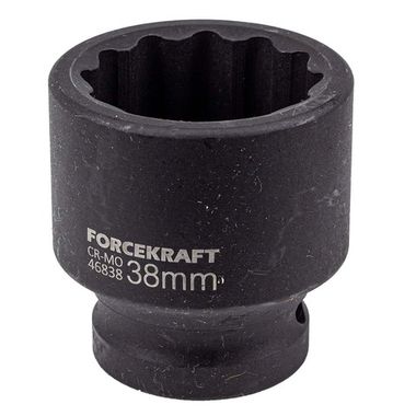 Головка ударная 38мм 3/4''12гр. FORCEKRAFT FK-46838