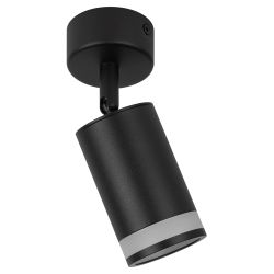 Светильник настенно-потолочный спот ЭРА OL23 BK MR16/GU10, черный