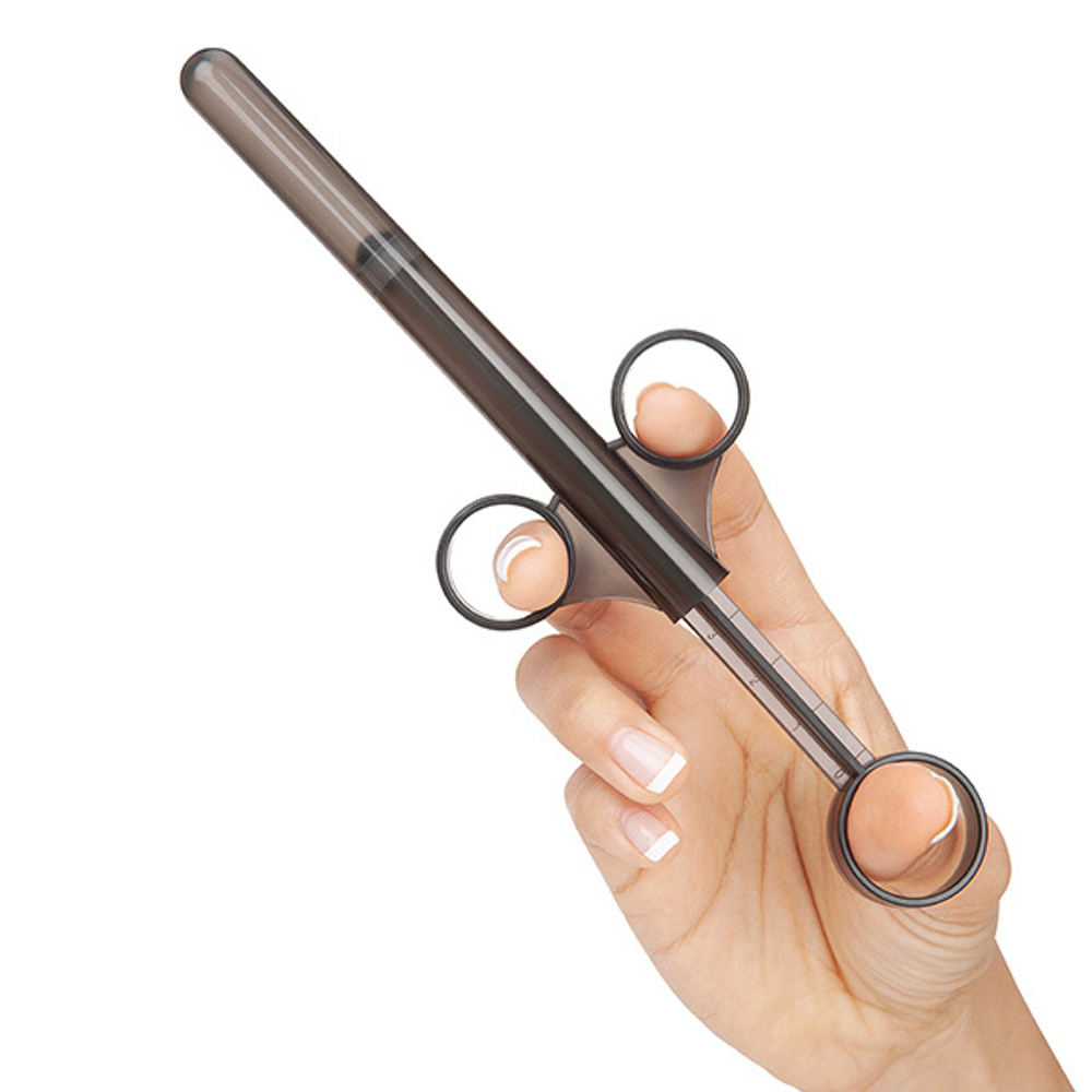 Набор из 3 черных шприцев для лубриканта b-Vibe BV-023