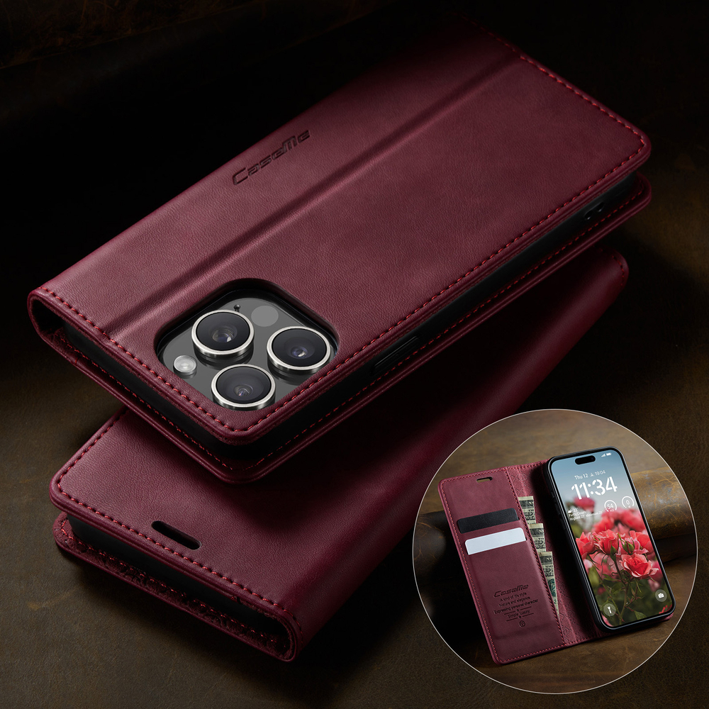 Чехол-книжка CaseMe RFiD iPhone 15 Pro Max