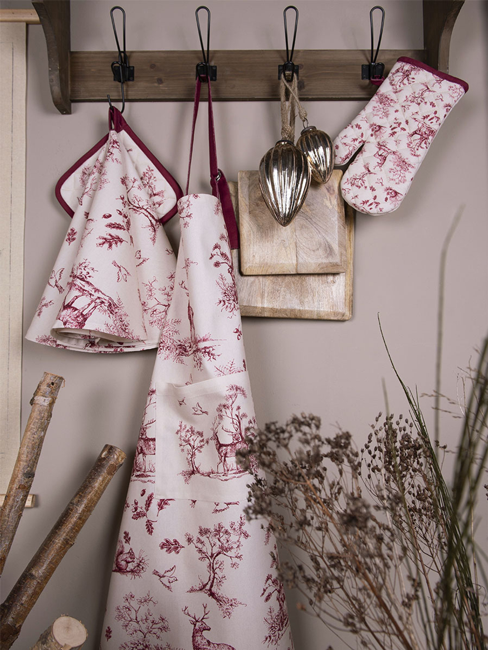 Прихватка "Лес" 20x20 см