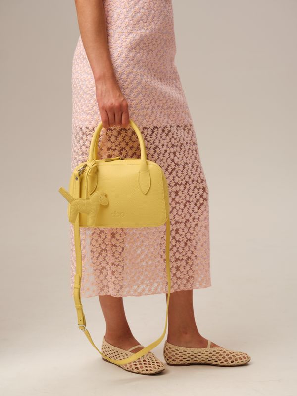 Кожаная сумка Polly summer DBR 31401 желтый нарцисс