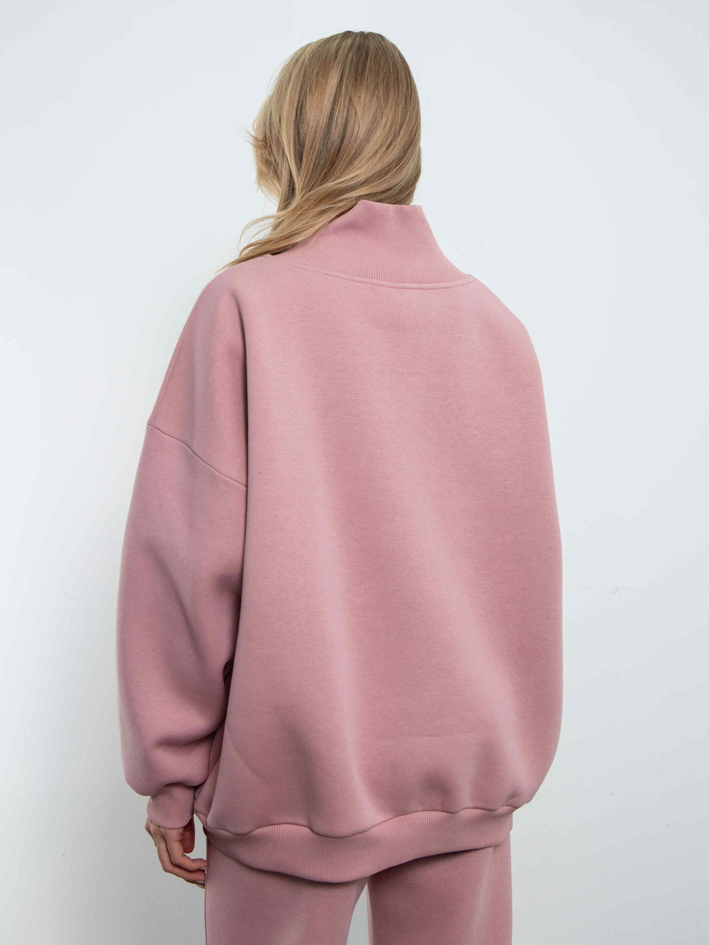 Свитшот на молнии Everest Розовая пудра
