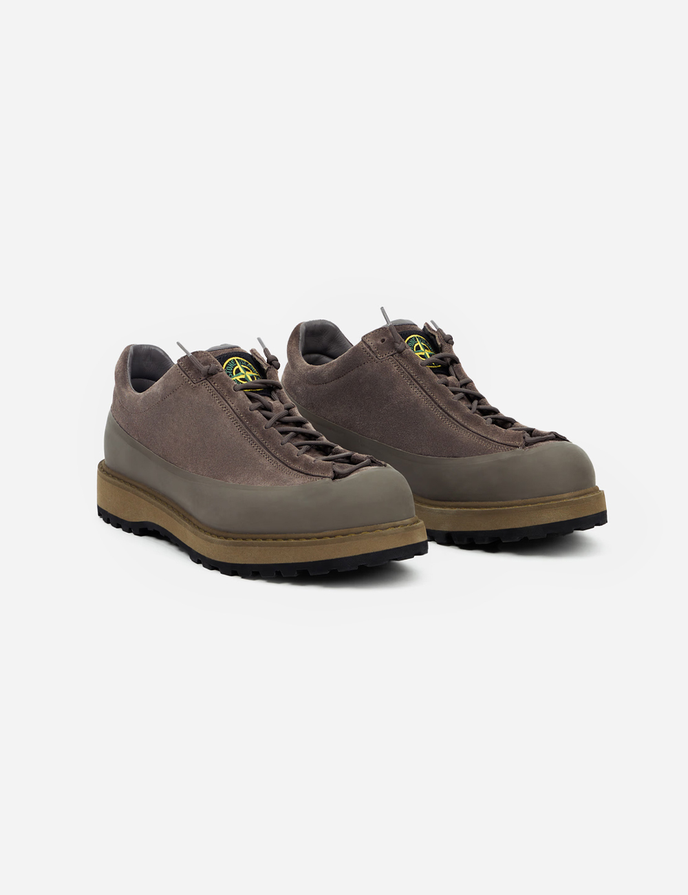 Stone Island Suede Shoes "Military Green"