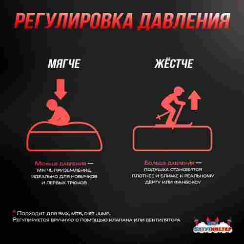 Надувная подушка «RedLine» для фристайла и экстрим-прыжков 30×11×4,5 м