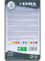 Карандаши Lyra Rembrandt polycolor, ВАЛЬДОРФ, 12 цветов