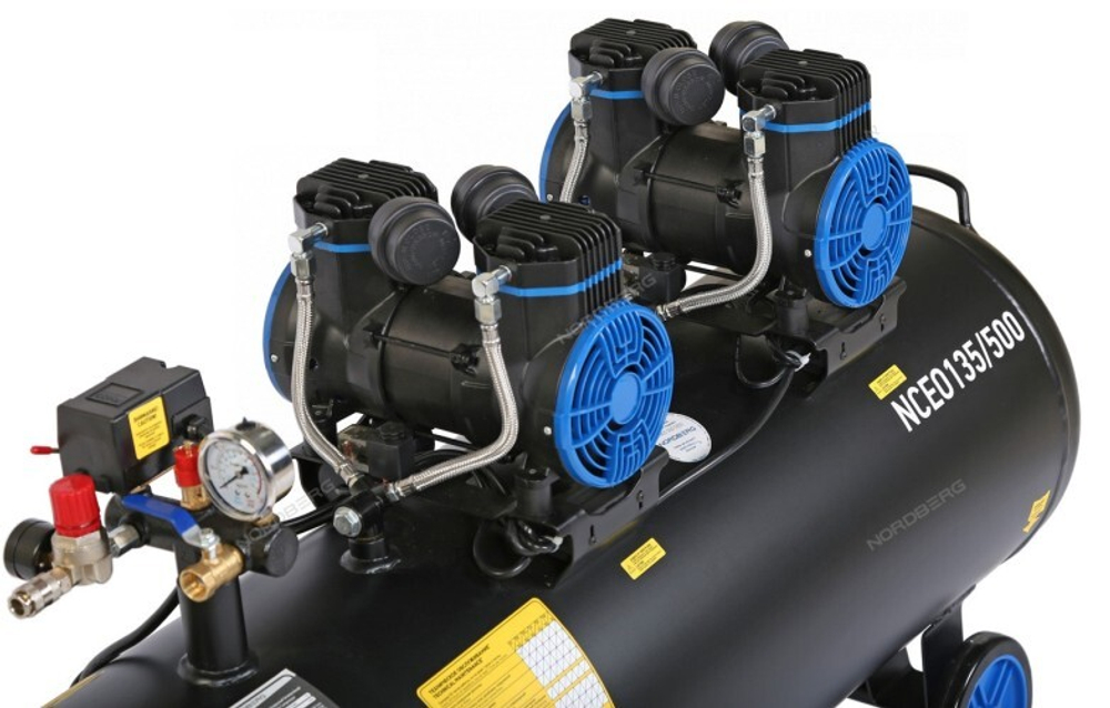 Компрессор поршневой безмасляный NORDBERG NCEO135/500