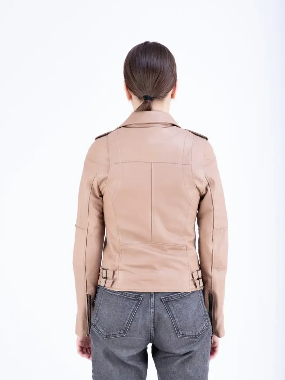 Косуха кожаная куртка женская Турция