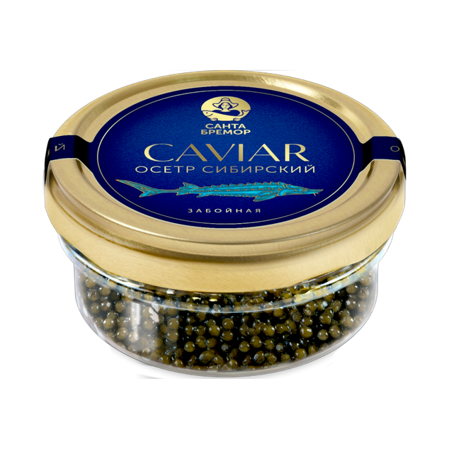 Икра осетровая черная забойная, 50 г
