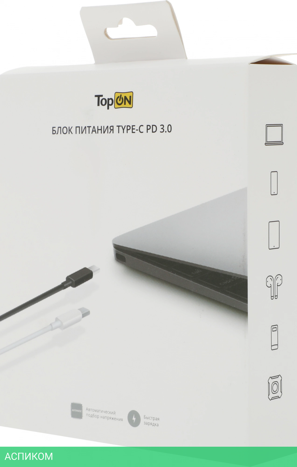 Блок питания для ноутбука TopON 102449 (TOP-UC65W)