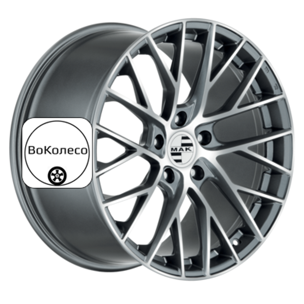 8,5x19/5x130 ET55 D71,6 Monaco Gunmetal Mirror Face MAK