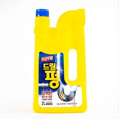 Средство для чистки труб и устранения засоров Pigeon Drill Pung 2000 мл, бутылка