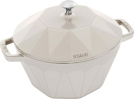 Кастрюля Staub La Cocotte diament, 2,8 л, 22 см, чугун, коричневая