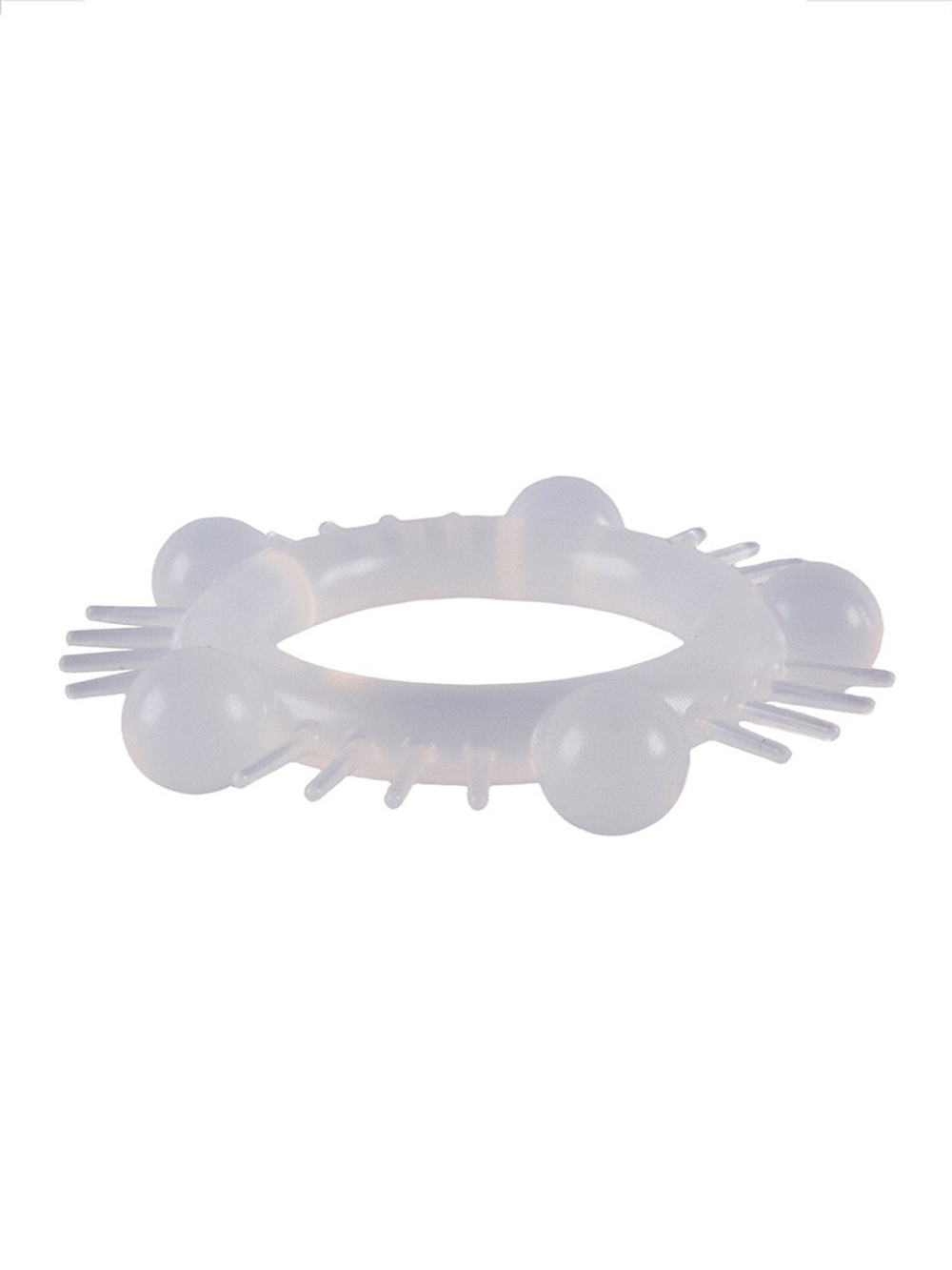 Эластичное эрекционное кольцо с шишечками и шипами