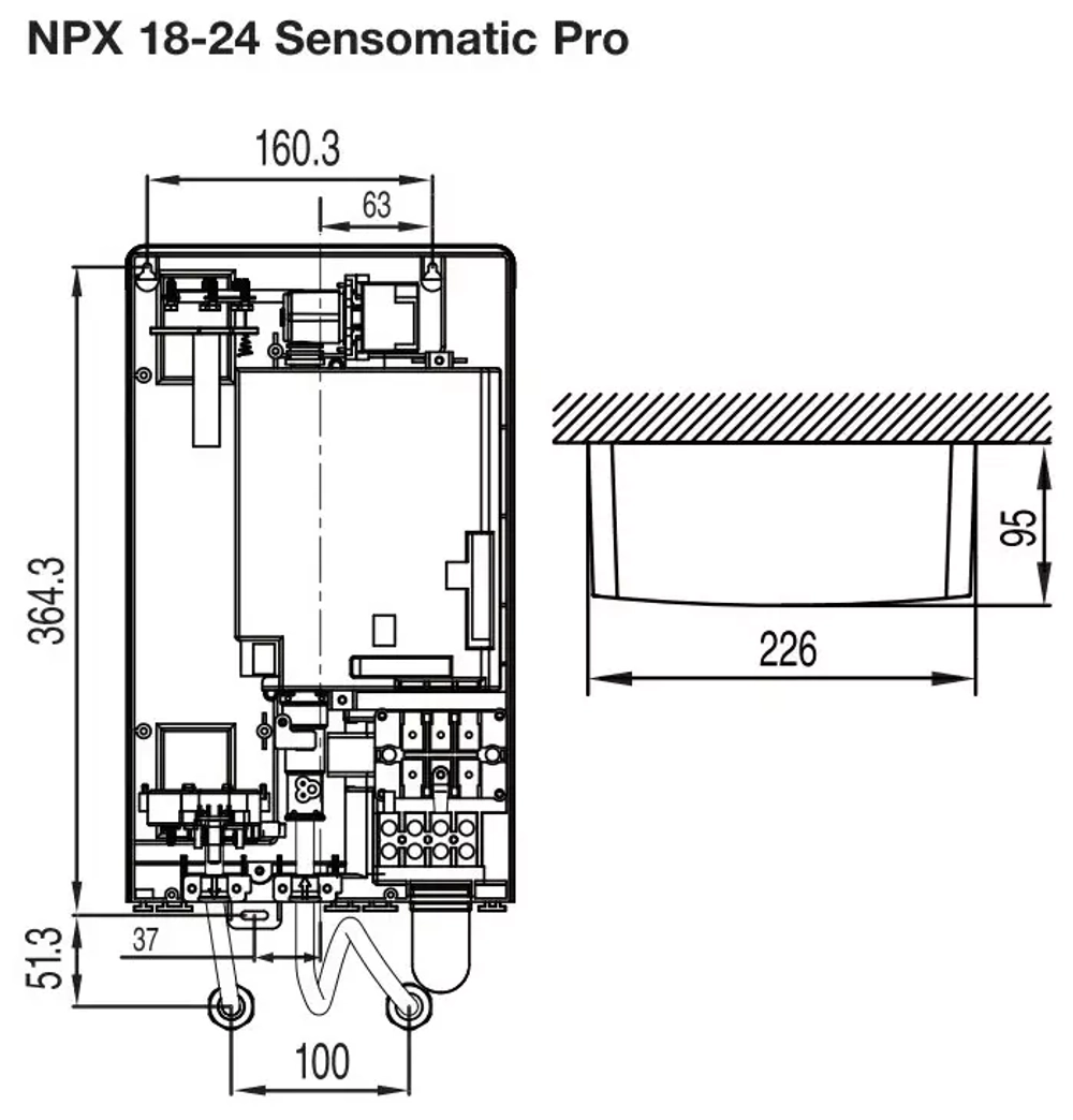 Проточный водонагреватель Electrolux NPX 18-24 Sensomatic Pro