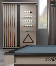 Киевница SOHO мдф/сосна (SOHO-BLACK,Manchester 45 Yellow green ш1,98м)