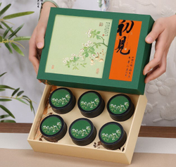 269124 Набор подарочный "Знакомство", сумка+коробка+6банок 90мл, размер=23*16*6см (коробка), картон