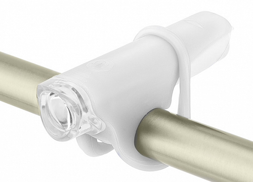 Фонарь JY-267-G передний на руль, 1 суперяркий светодиод, пластик, белый, арт. 560103 (10216170/131021/0307188, Китай)