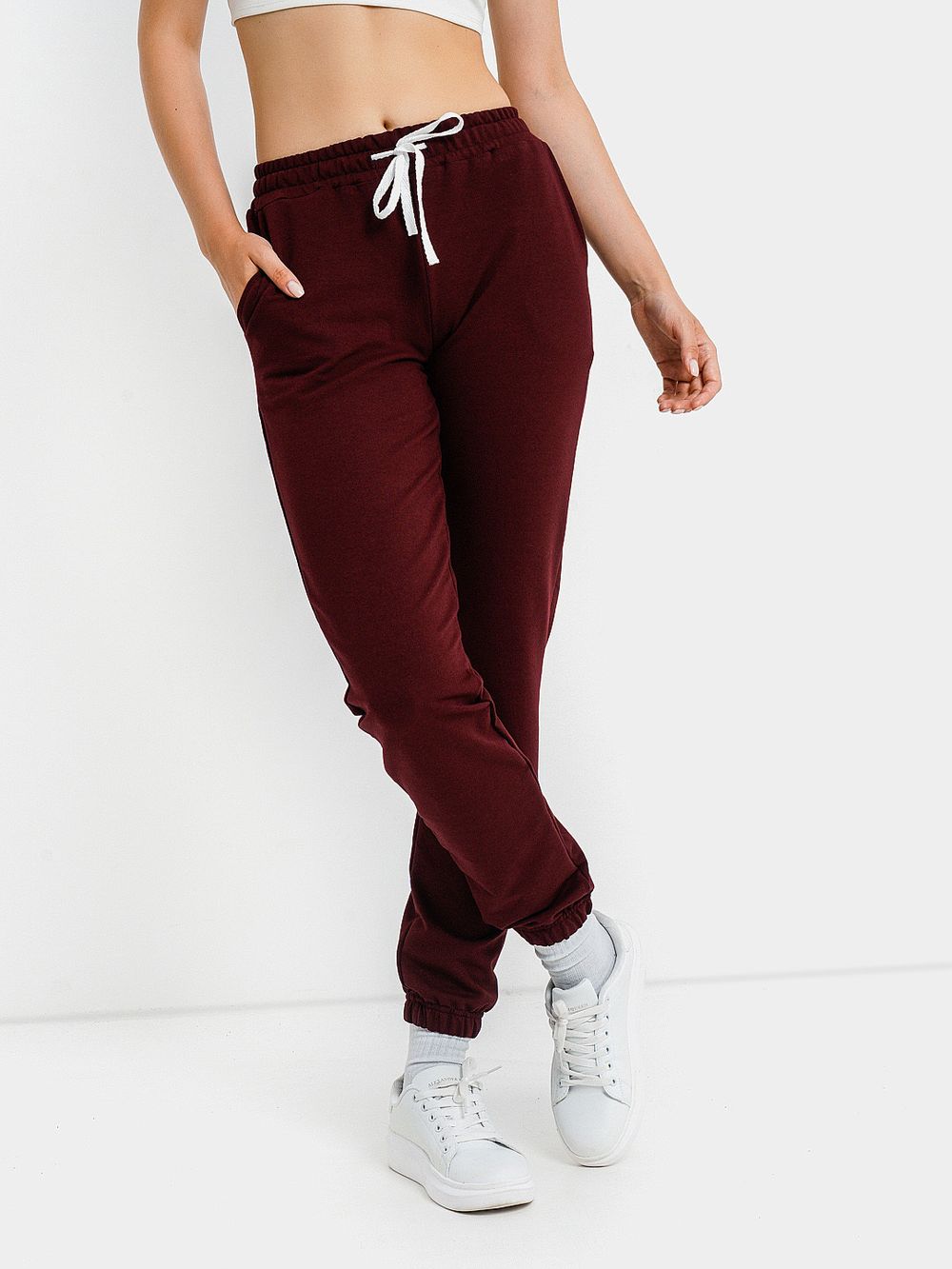 С-624 Брюки-джоггеры из футера