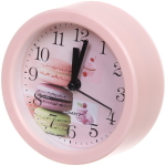 Будильник «Макаруны» 11*11 см розовый HA2201DG