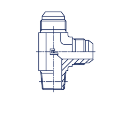 Штуцер FLC JIC 3/4 - BSPT 1/2