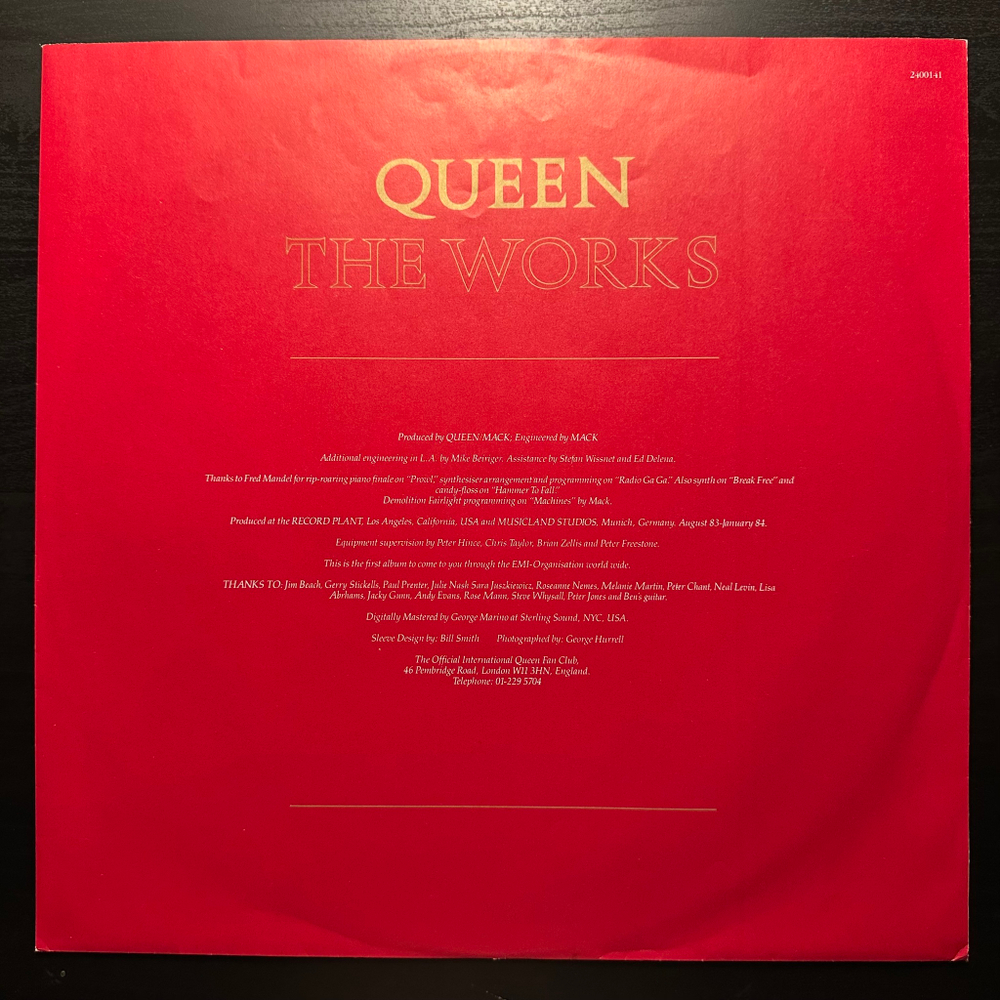 Queen - The Works (Europe 1984г.)