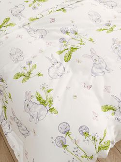 Простынь Сказка "Кролики" 200х215 см, поплин