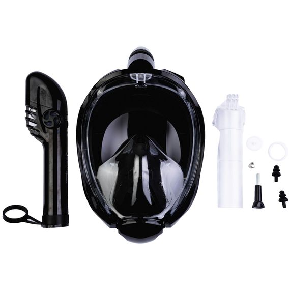 Маска полнолицевая Marlin Travel черный/черный/черный