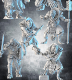 Grand Alliance Chaos Creatures of Chaos Fimir Warrior Фойны Фимиры миниатюра для dnd, днд, pathfinder, фентези, Настольная игра, НРИ, Варгейм, РПГ
