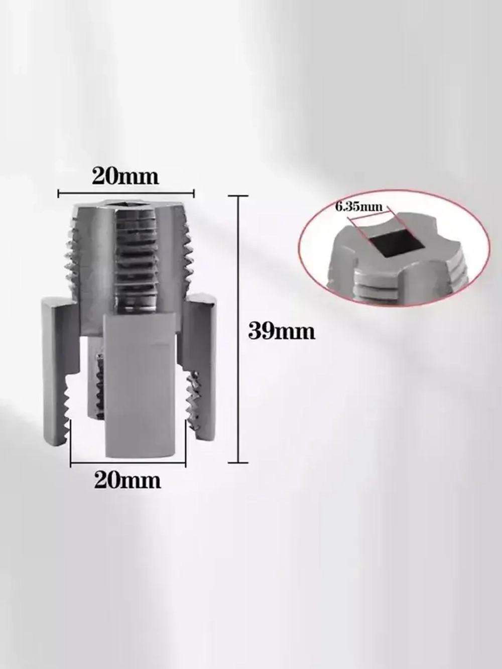 набор матриц для труб из пвх матрицами 1/2"