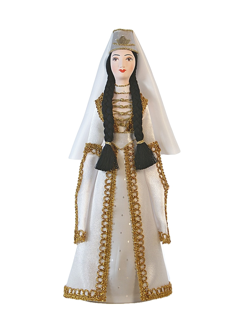 Кукла коллекционная в женском костюме Абхазии