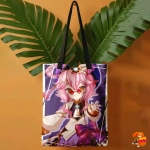 Сумка шоппер с принтом Genshin Impact