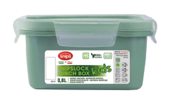 Ланч-бокс квадратный 800мл SNIPS Динозавр зеленый