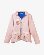 Куртка Soeurs с Голубым Подкладом / Pink And Sky Blue Jacket розовая